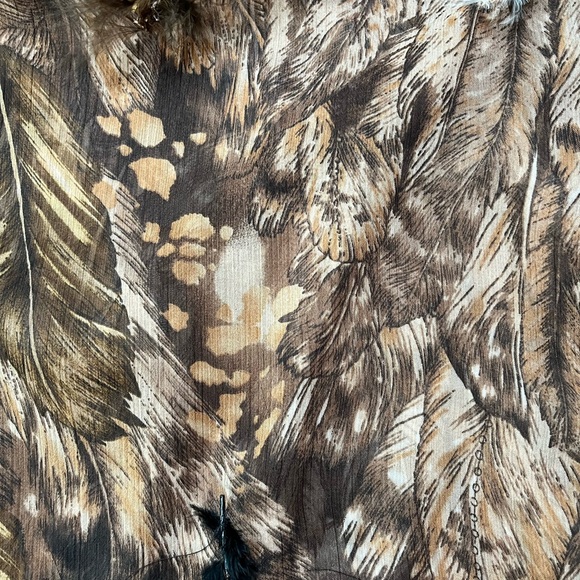 Elegant Feathered A-Line Skirt size 2x-3x - Picture 8 of 12